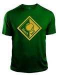 Black Ball Dark Green T-Shirt Gold Logo