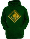 Black Ball Green Hoodie Gold Logo