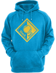 Black Ball Light Blue Hoodie Gold Logo