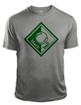 Black Ball Grey T-Shirt Green Logo