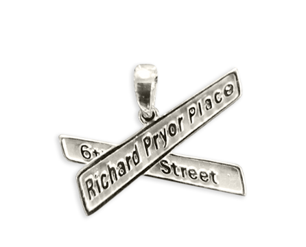 Richard Pryor Place White Gold Small Pendant