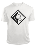 Black Ball White T-Shirt Black Logo